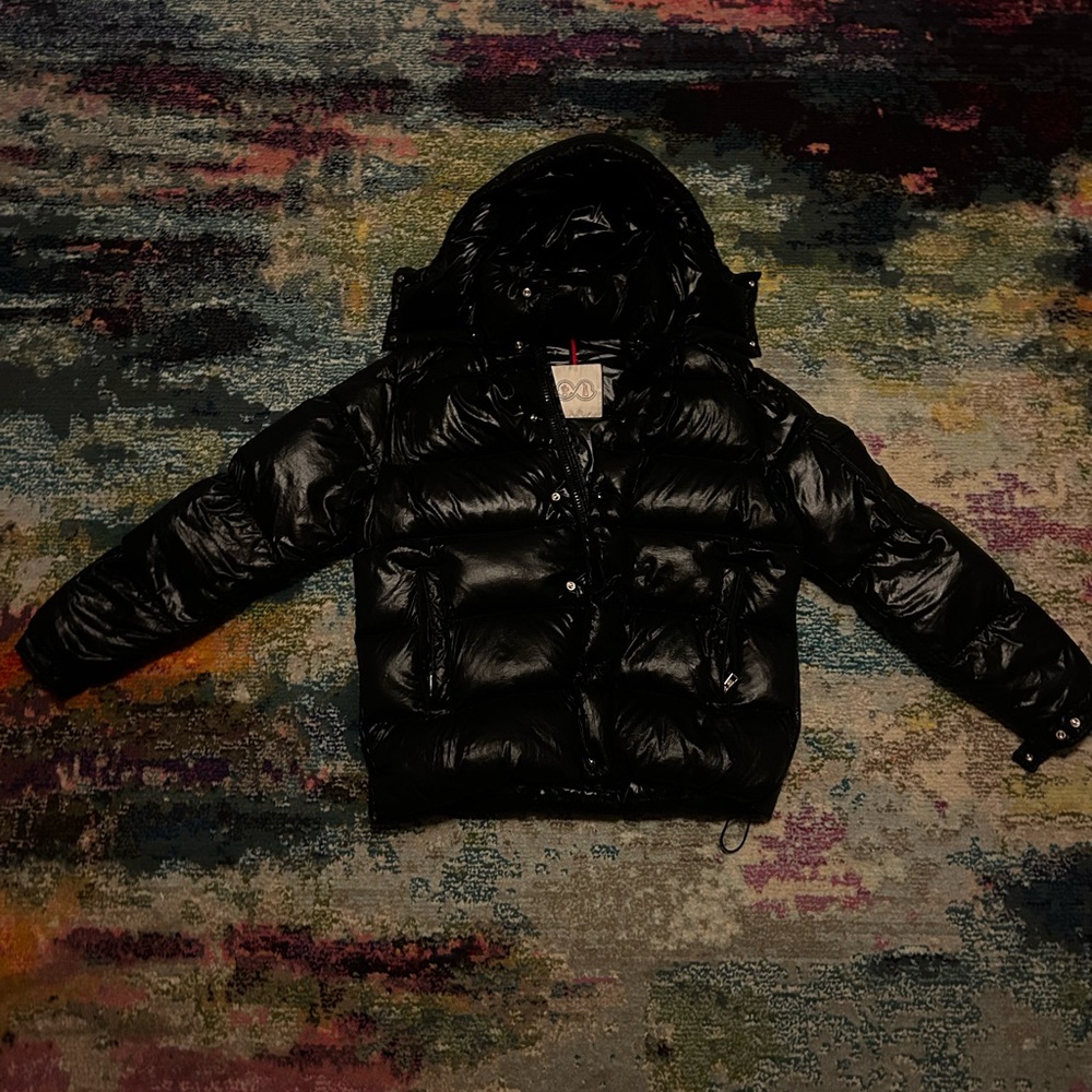 Black Moncler Coat